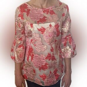 Bigio collection 2 stranger in paradise cocktail top shirt metallic
